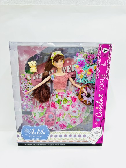 Кукла с аксессуарами, ручки и ножки шарнирные, в/к 28*6*32,5 см